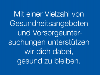 Gesundheitsangebote